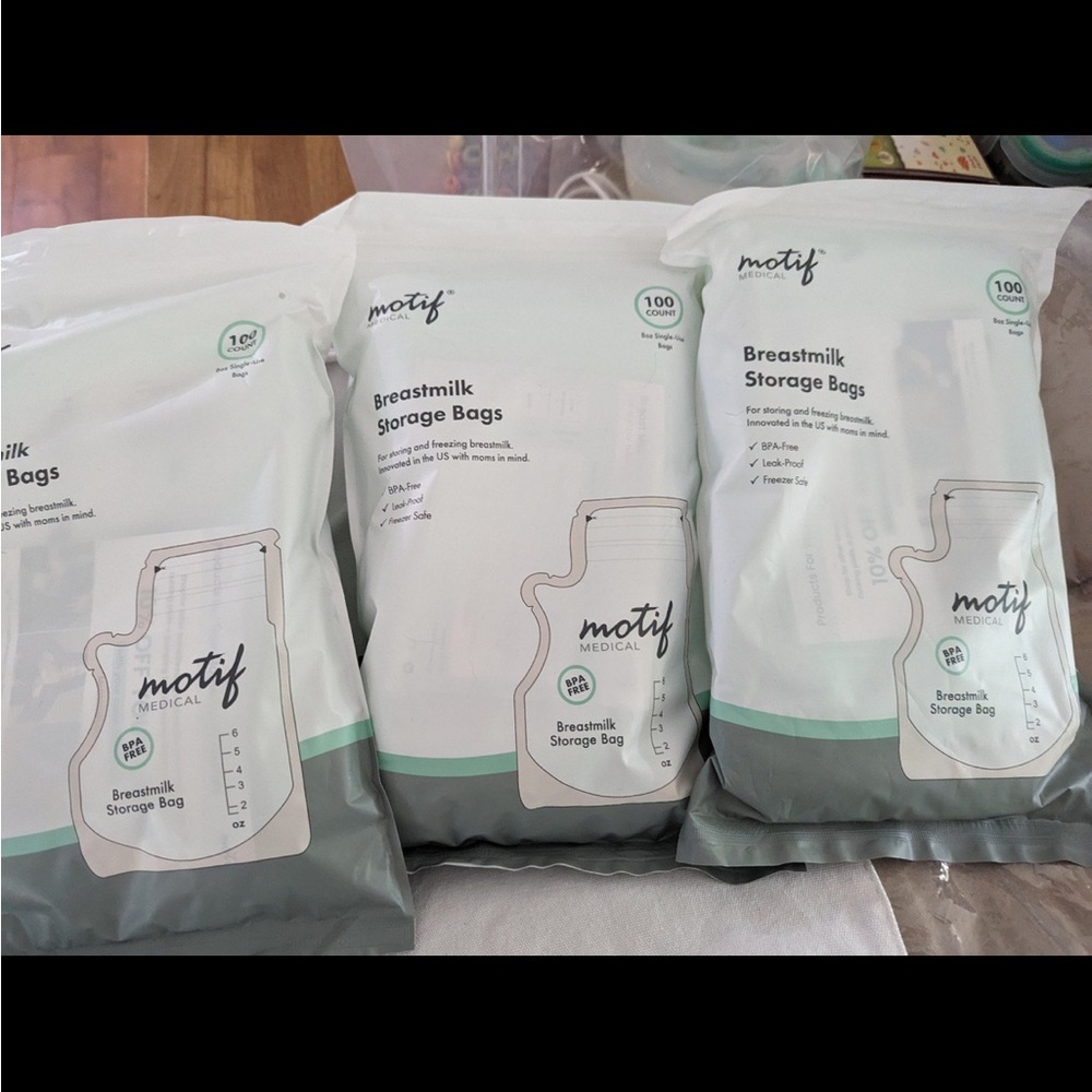 300 Motif Breastmilk Storage Bags